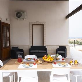 3 bedroom villa with pool & sea views, Cornino, sleeps 6-7